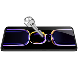 Защитное закаленное стекло для Xiaomi Redmi Poco F5 Pro, серия CP+PRO Anti-Explosion Glass Screen Protector (черные рамки) от Nillkin