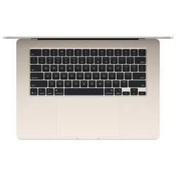 Apple MacBook Air 15" (M4, 10C CPU/10C GPU, 2025), 16 ГБ, 512 ГБ SSD, Сияющая звезда (Starlight) Ноутбук