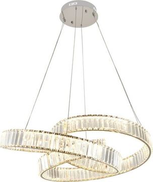 Люстра подвесная LED 100W 3000К-6500К 4020/09/08P хром Vintage Stilfort