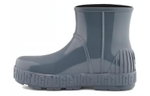 UGG PVC Waterproof And Slip Resistant Rain Boots Women"s Gray Blue