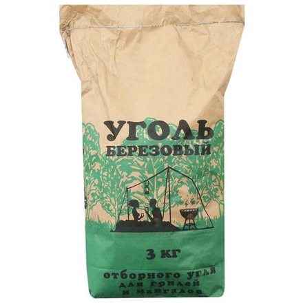 Уголь древесный 3кг