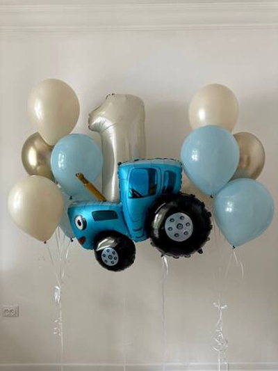 Сет шаров «Синий трактор»