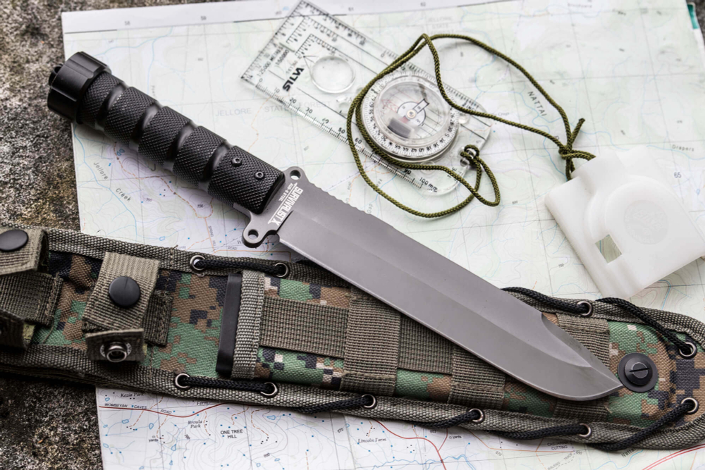 Нож выживания Survivalist Z D2 TacWash Serrated