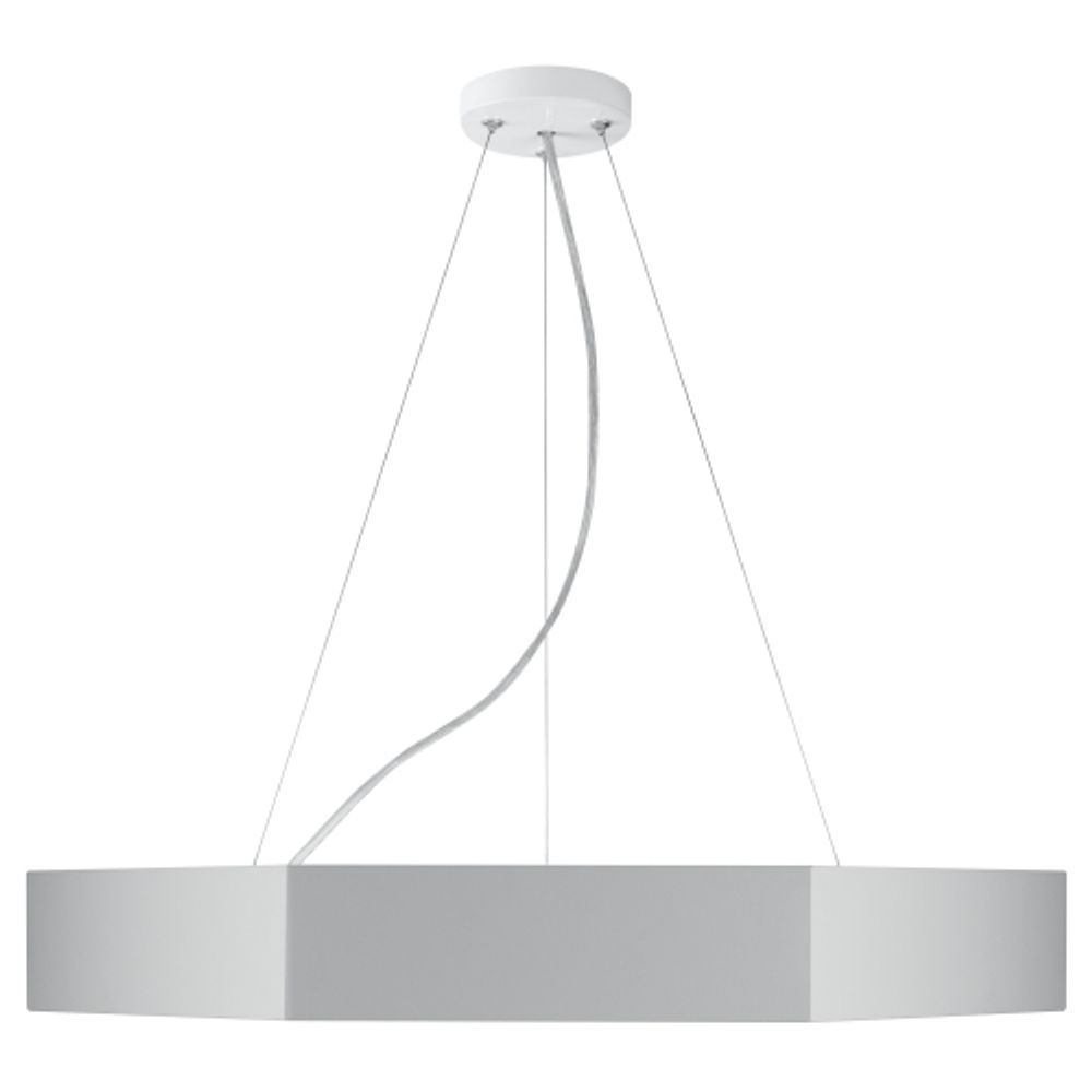 Светильник LED ЭРА Geometria SPO-123-W-40K-045 Hexagon 45Вт 4000K 2900Лм IP40 600*80 белый подвесной драйвер внутри | Декоративные светильники Geometria