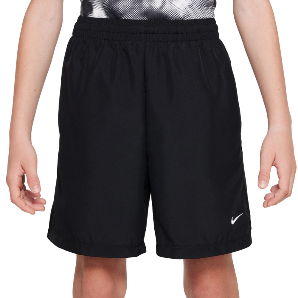 Шорты для мальчика теннисные Nike Dri-Fit Multi+ Training Shorts - blacki/white