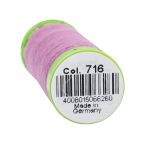 Нитки для тонких тканей Gutermann Extra Fine 150 (200 метров), 5 кат. | 716 сиренево-розовый
