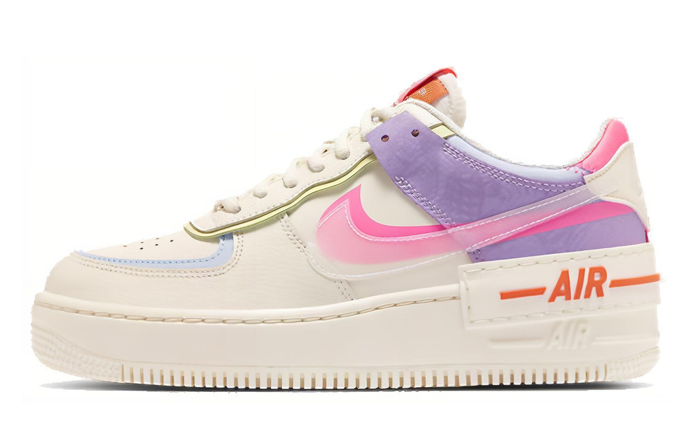 Кроссовки Nike Air Force 1 Shadow Pu (Женская размерная сетка)