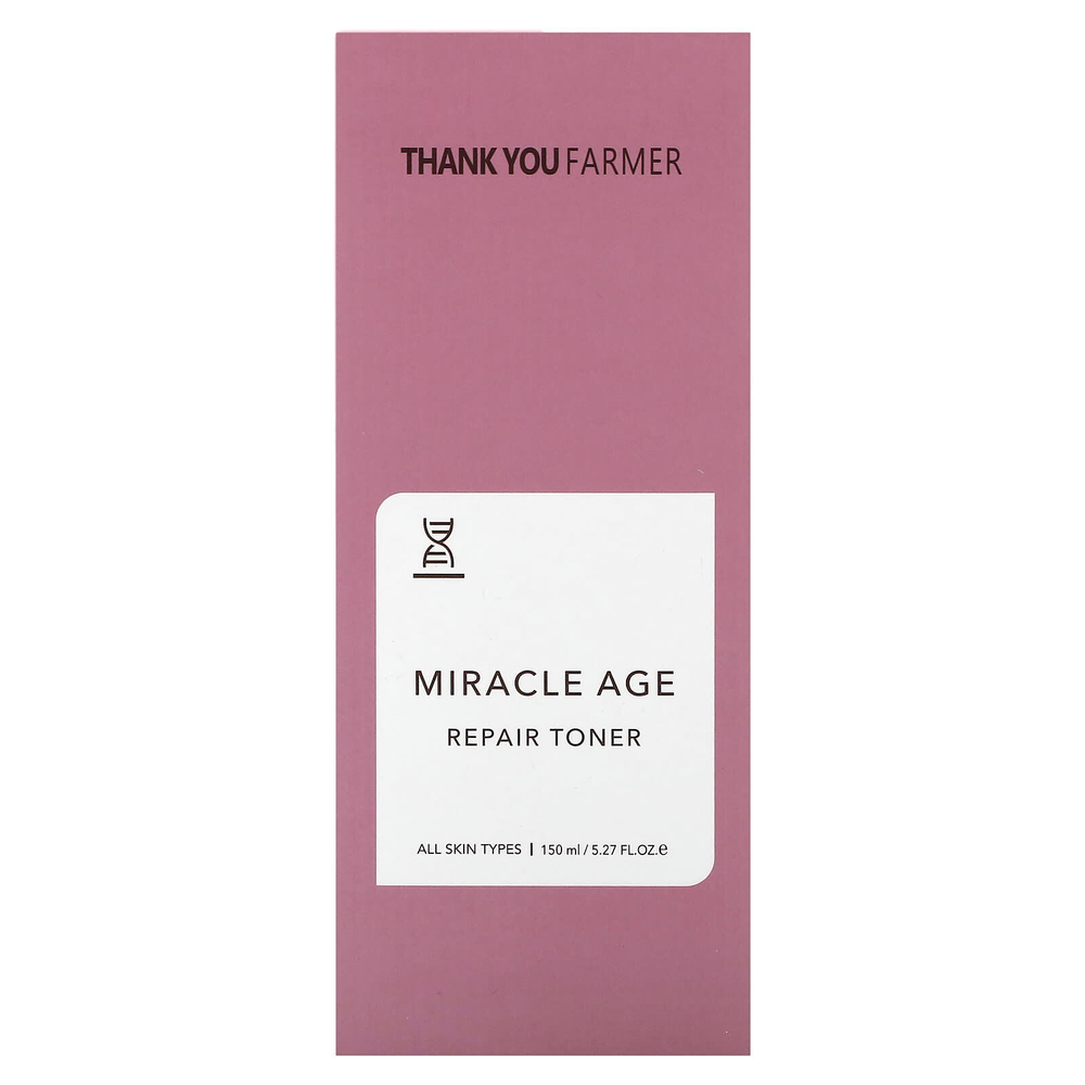 Thank You Farmer, Miracle Age, восстанавливающий тоник, 150 мл (5,27 жидк. унции)