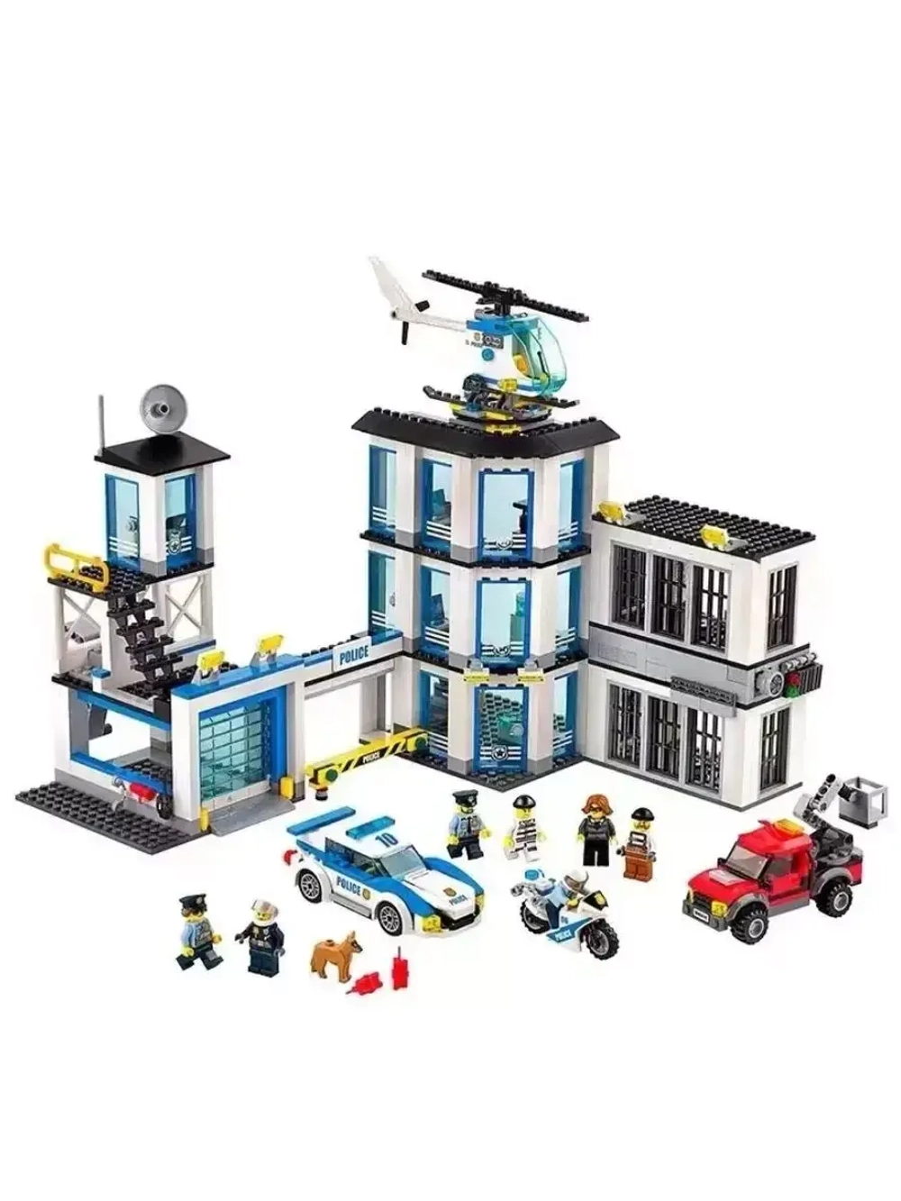 Конструктор Сити Полицейский участок 894 детали