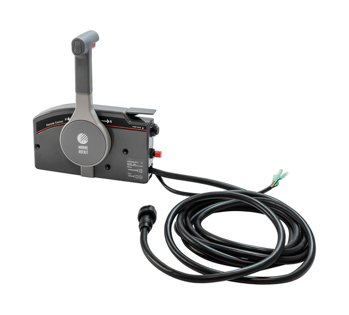 Дистанционное управление без гидроподъема, тянет газ, 7P, 5м (Yamaha 703), Marine Rocket