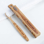 5864364 Детская зубная щётка «Маленький герой», бамбук  15 × 2 × 1,5 см