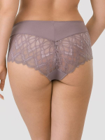Трусы-шорты с резным кружевным краем сзади (Размер: 48) (Цвет: фиолетовый)