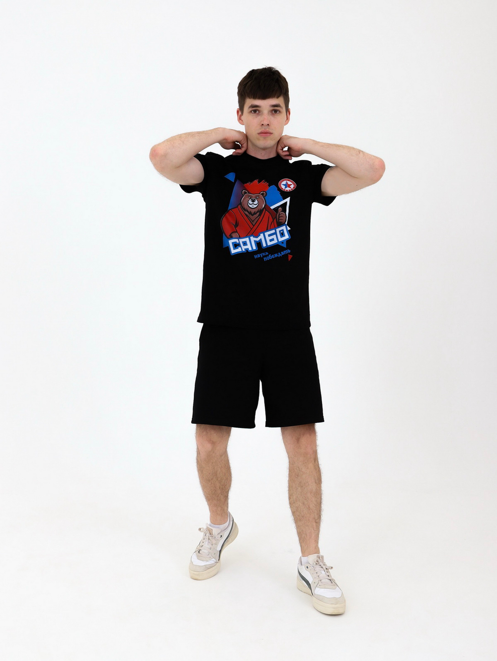 Футболка для САМБО черная