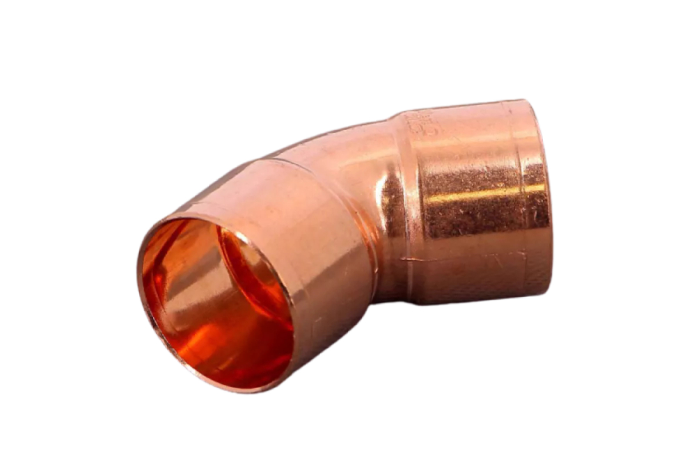 Угол двухраструбный 45 градусов пайка 22 Viega (Виега)