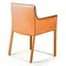 Стул с подлокотниками Barrie оранжевая кожа
