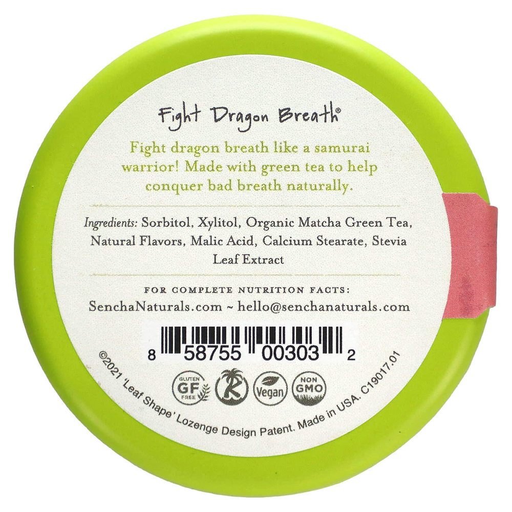 Sencha Naturals, Зеленый чай с мятой, розовый драконий фрукт, 35 г (1,2 унции)