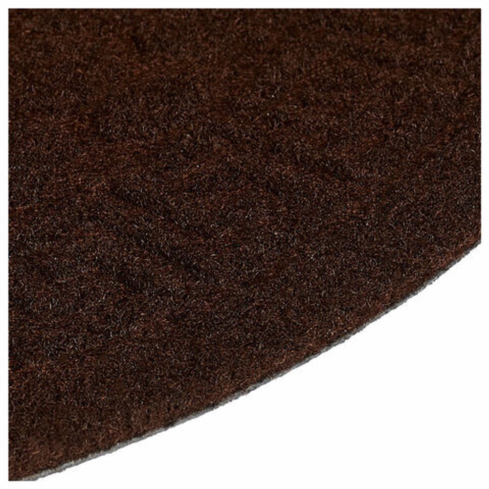 Коврик придверный 60х90 см, венге, грязезащитный, 430 г/м2,полукруг,чешуйки, ЛЮБАША, 701053