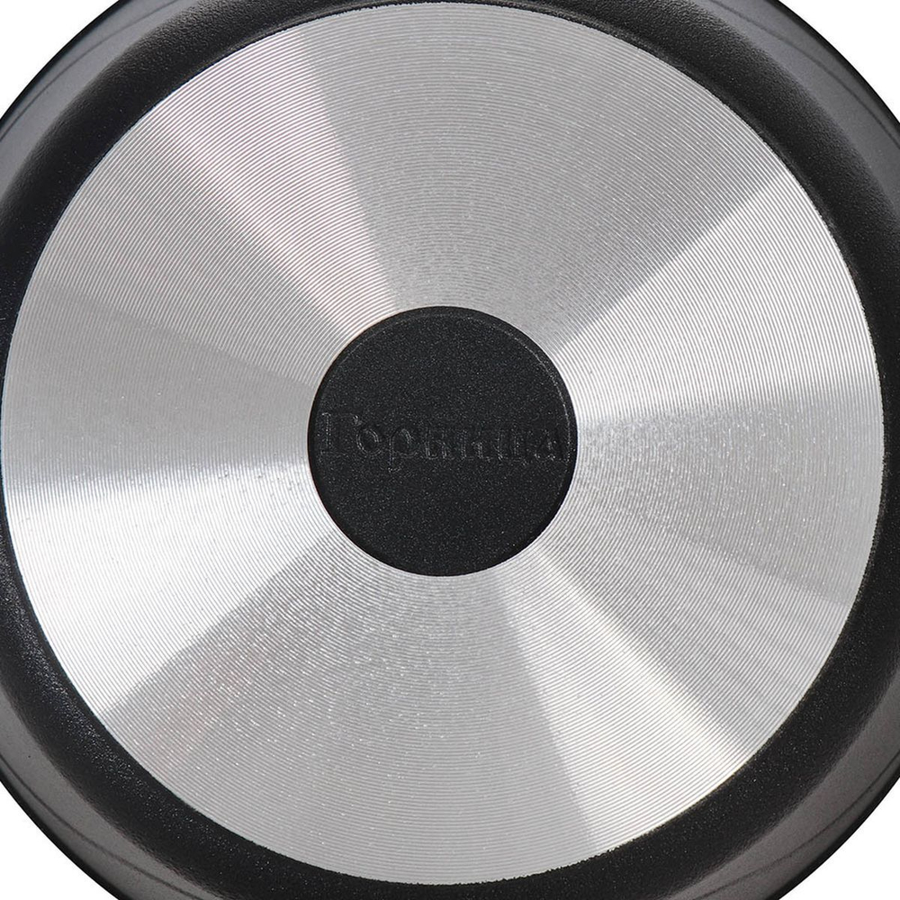 Кастрюля алюминий, антиприг, 3 л, с крыш, Горница, Классик, к2433а