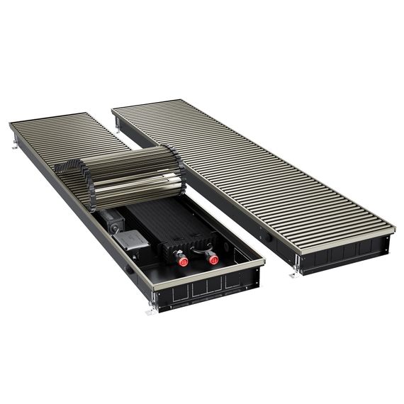 Конвектор внутрипольный Royal Thermo ATRIUM TURBO-80/300/2400-DG-U-LB