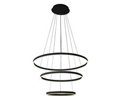 Kink Light 08223,19A(4000K) Подвес димм. Тор черный d80+60+40