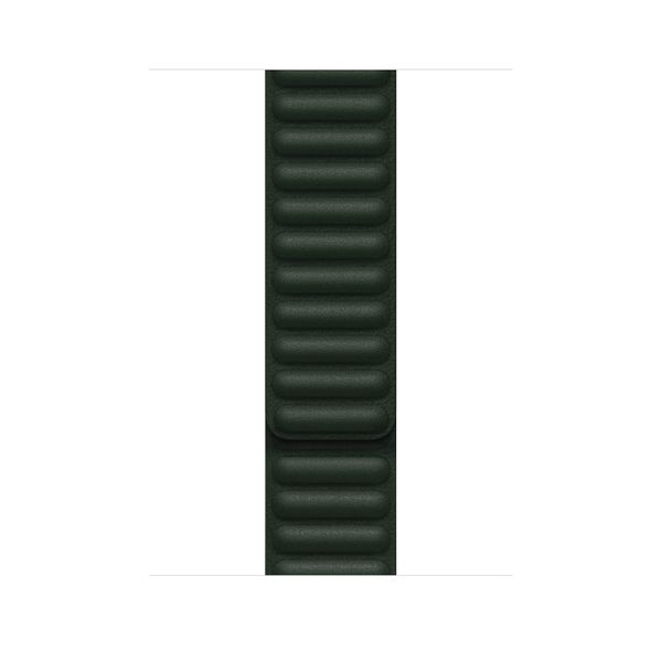 Умные часы Apple Watch Series 7 GPS + Cellular 45mm Space Black Titanium Case with Sequoia Green Leather Link