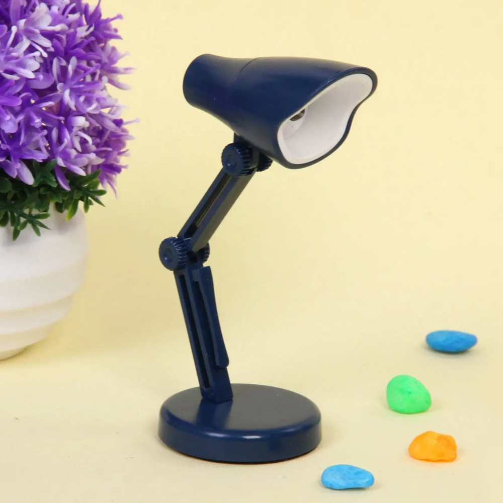 Настольная лампа «Sunshine» 4*4*11 см LED, батарейки AG3, 0.2W, Темный синий