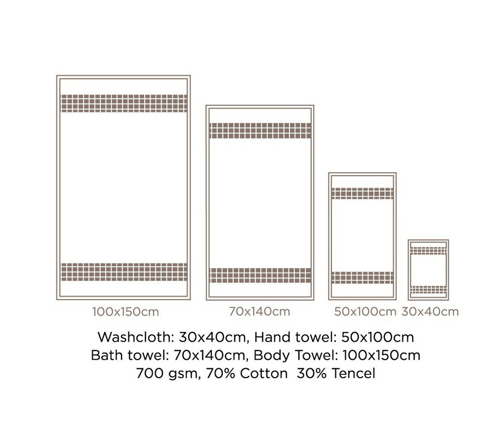 Полотенце 70х140 Hamam Mineral лаванда