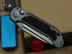 Нож Microtech GREY LUDT Gen III Standard S/E - клинок дроппоинт, серая рукоять