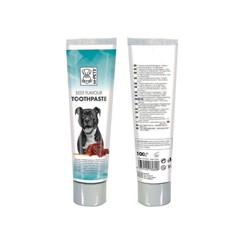 Зубная паста 100 мл со вкусом говядины M-Pets