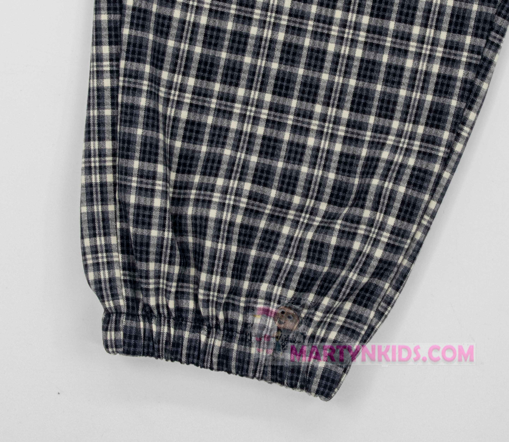 брюки клетка Зайка на резинке 4551