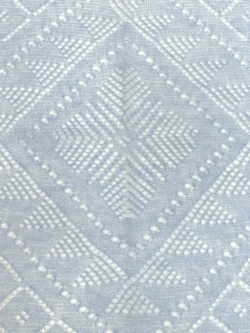 Оренбургский пуховый платок-паутинка А100-04 голубой