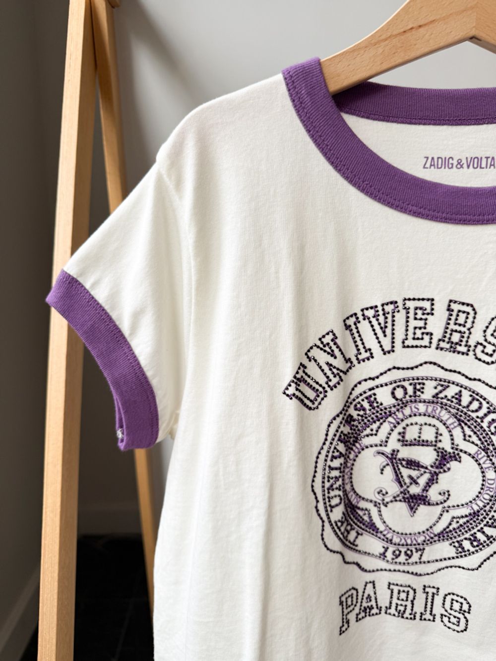 Новая хлопковая футболка Zadig & Voltaire, 152