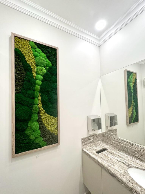 5.23. Панно из микса стабилизированных мхов