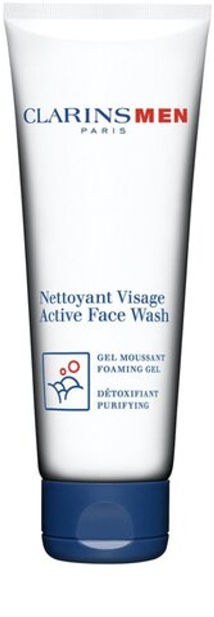 Clarins Men Active Face Wash - пенящийся гель для стирки для мужчин /   125  ml  / GTIN 3666057042317