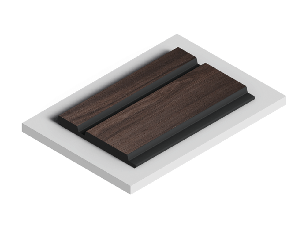 Стеновая панель HiWood декорированная, 270x12 см