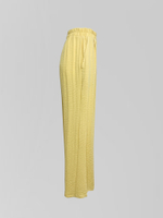 Костюм 2305 однотонный из широких брюк и жилетки с поясом