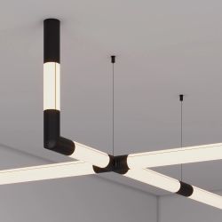 Профиль ROUND-D36-360-2500 ANOD BLACK (Arlight, Алюминий) 050250