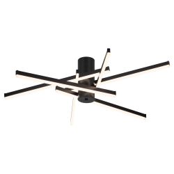 Светильник потолочный светодиодный Rivoli Violet 6180-201 LED 90Вт 3000-6000К чёрный с пультом | Rivoli