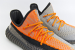 Кроссовки Adidas Yeezy 350 boost Black / Orange
