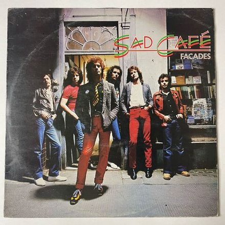 Винтажная виниловая пластинка LP Sad Cafe Facades (UK 1979) (Blue Vinyl)