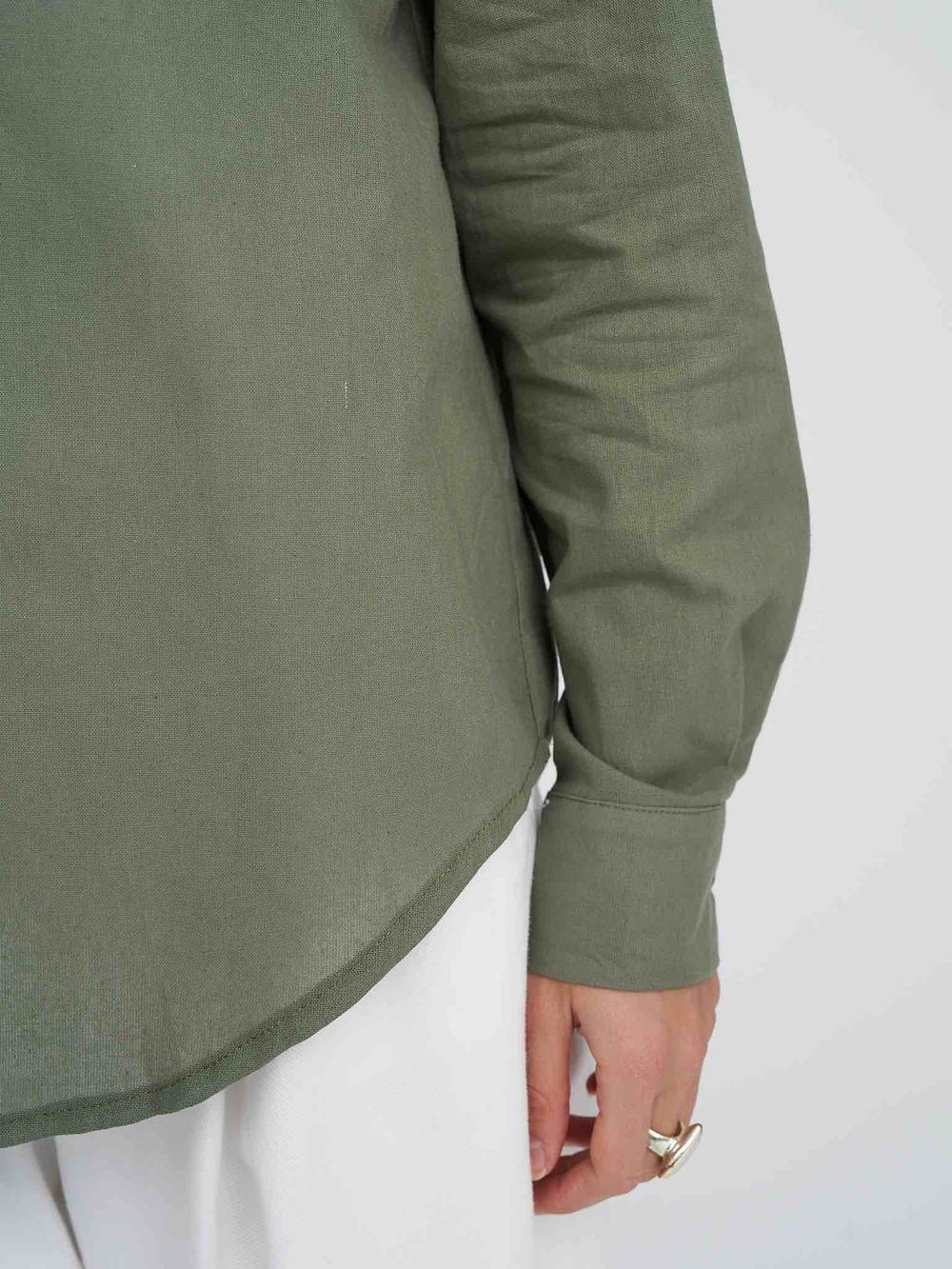 Рубашка Kefirmaykifer Тонкая хаки