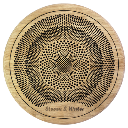 Дубовая сетка для динамика для бани Steamtec AMG (круг большой)