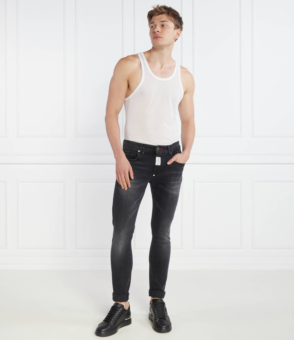 Джинсы Denim Trousers Philipp Plein - графитовый (MDT3554 PDE004N)