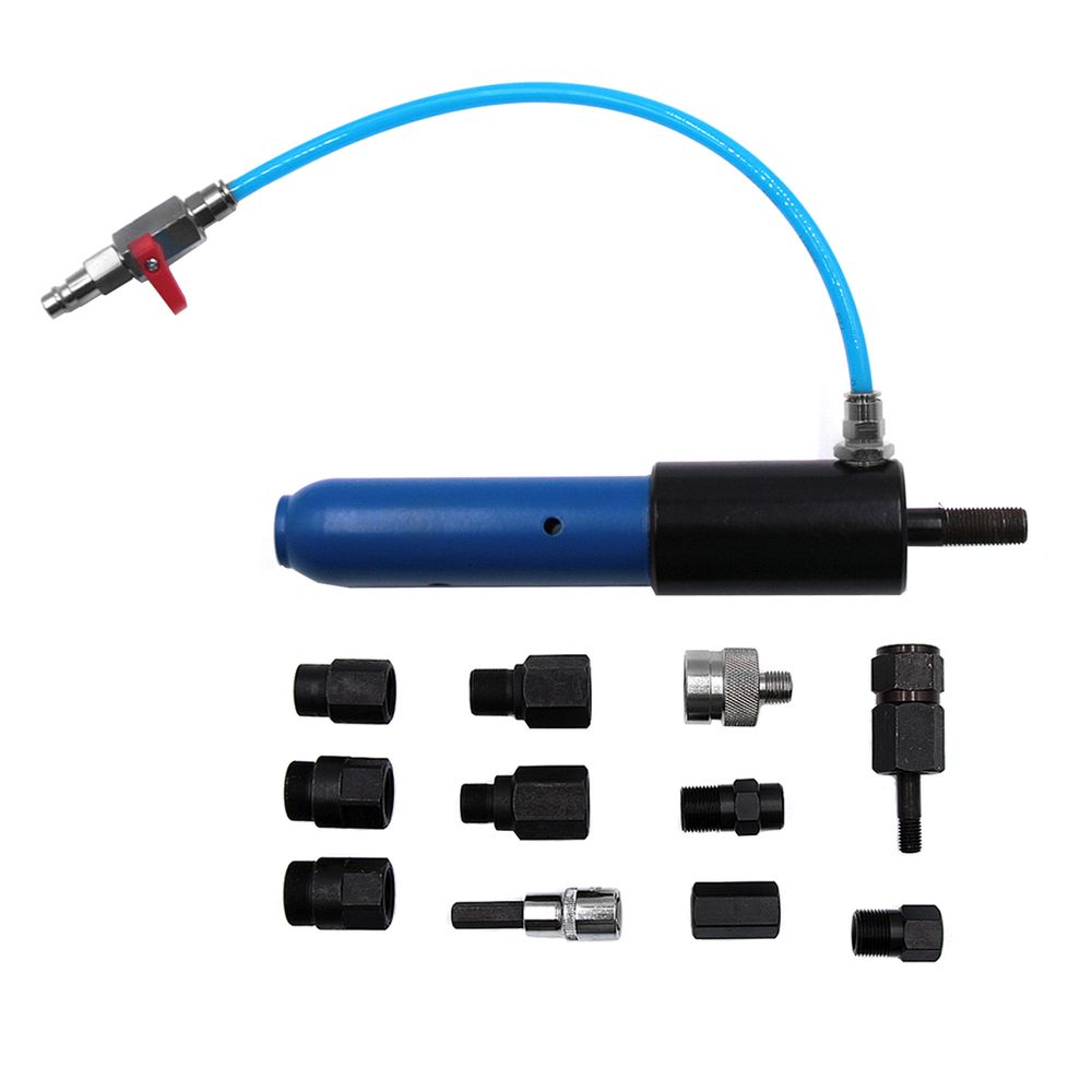 ОДА СЕРВИС (ODA-3204B) Съемник дизельных форсунок, пневматический, 12 предметов, кейс