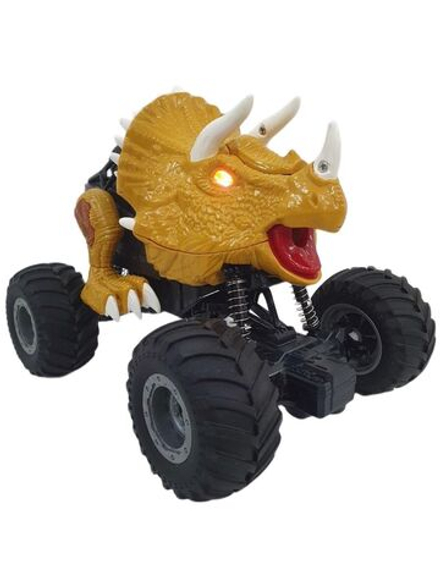 Машинка-динозавр на радиоуправлении с паром, USB зарядное устройство, световые и звуковые эффекты