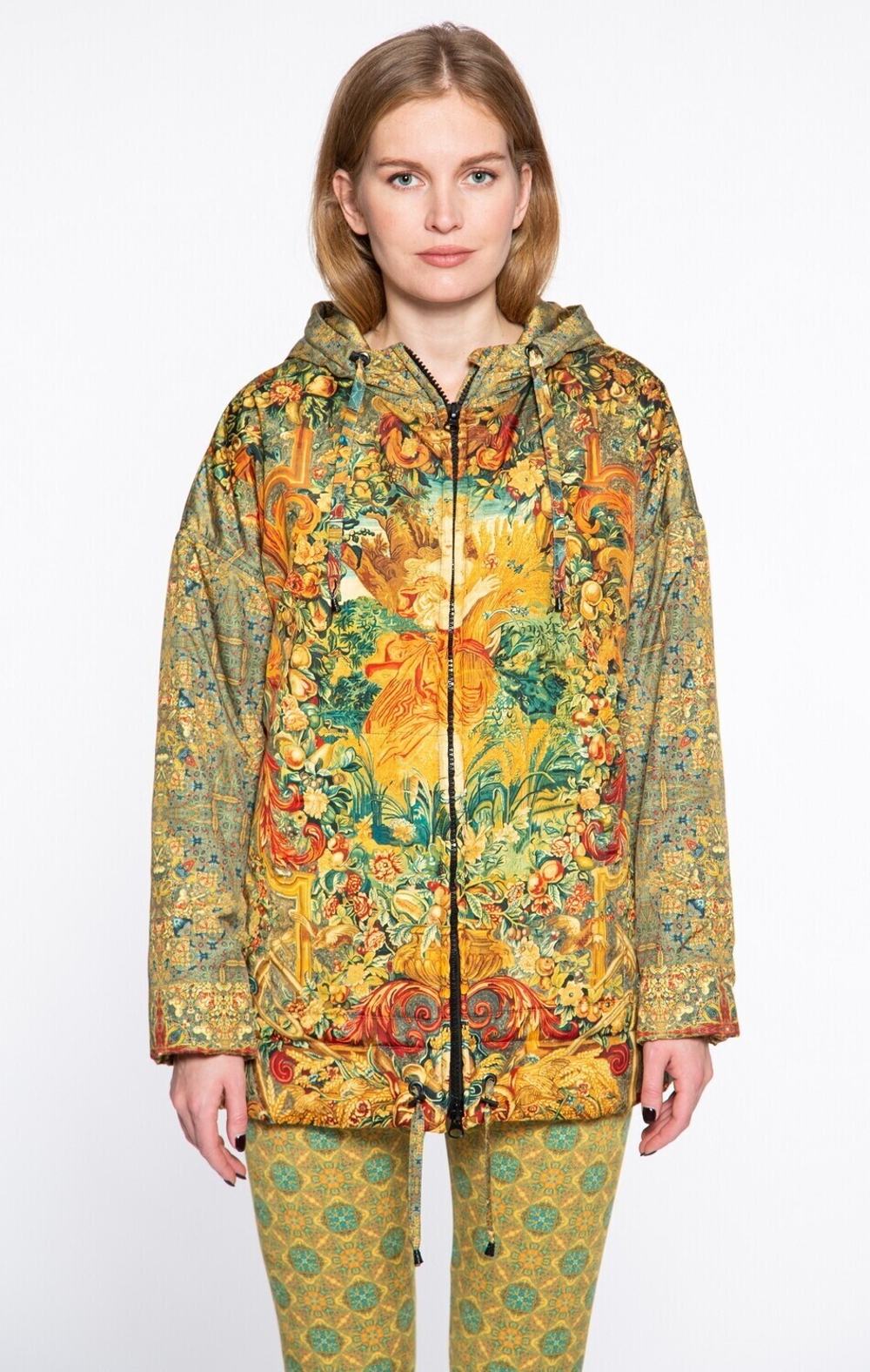 Куртка «Четыре стихии», по мотивам фламандских гобеленов 17 века "Времена года, четыре стихии"