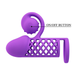 Вибронасадка Baile Harden с клиторальным отростком, 12,8 см