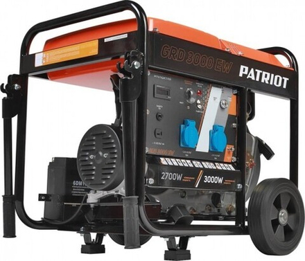 Электростанция дизельная с воздушным охлаждением PATRIOT GRD 3000EW 472702235