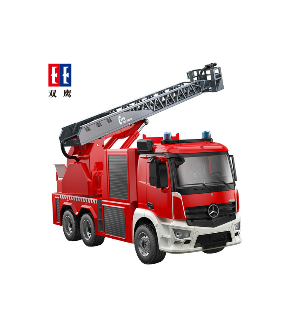 Радиоуправляемая пожарная машина Double Eagle Mercedes-Benz ANTOS 1/20 2.4G RTR