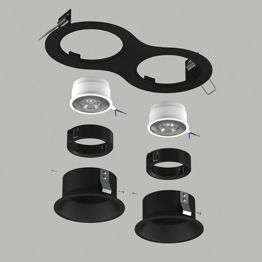 Встраиваемый светильник Lightstar Domino D6270707BMOD